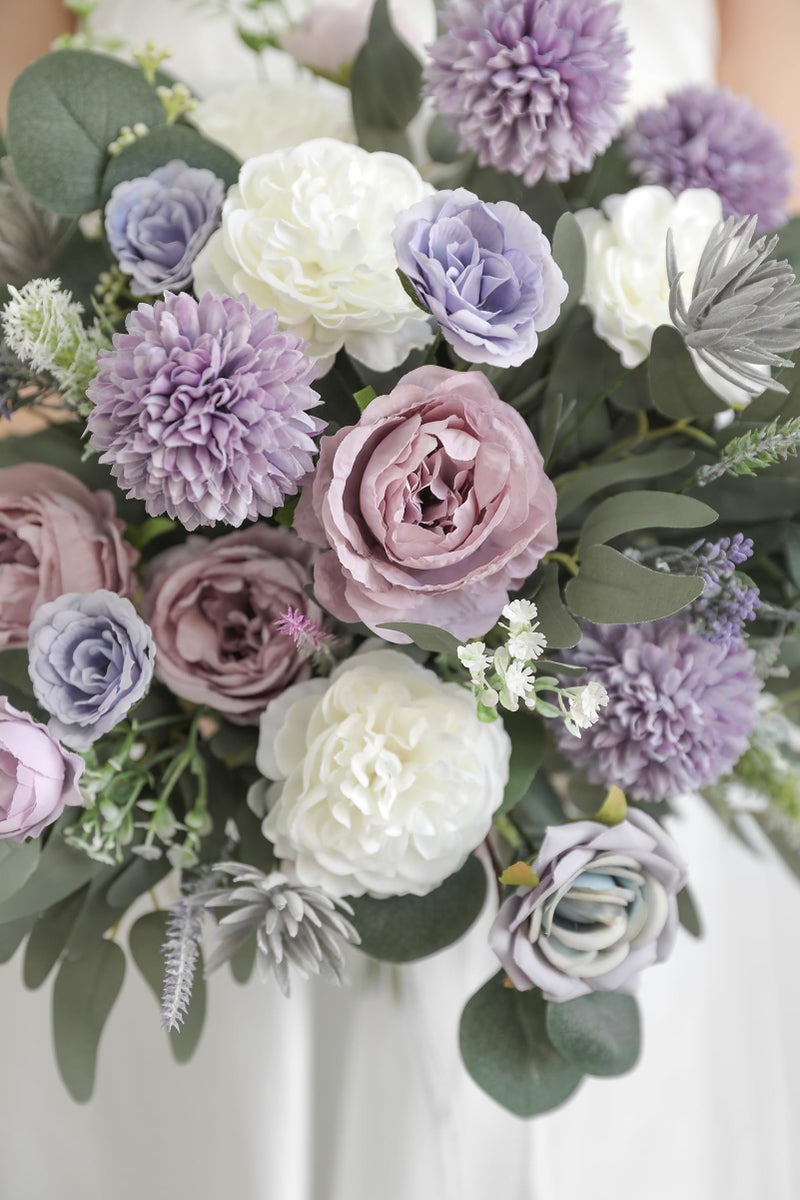 Serra Flora 18Heads Multi Use Artificial Flowers Combo for DIY Centerpieces Arrangements Wedding Bridal Bouquet Table Chair Decor Candle Holder Baby Shower Cake Decor Flower Strips Home Decor - Image 3